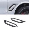 Car Side Fender Sticker Shark Gill Air Flow Wing Vent Trim For BMW X6 G06 -2024 Accessories