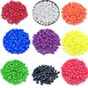 Kreative 20 stk DIY Håndlagde Perler Plast Solid Dispersjonsperler Kuleperler Godterifarge Tilbehør For Smykkefremstilling Halskjede Armbånd