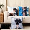 Cushion Cover Silky Short Plush Home Sofa Cushion Cover - Invisible Zipper Home Decoration My Beautiful Man TV