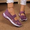 Damen Slip-On Bequeme Schuhe mit weicher Sohle für ältere Menschen, rutschfeste Sommerschuhe