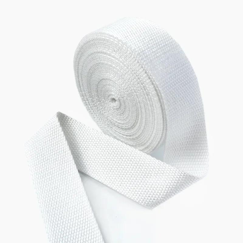 20-50mm Meetee 4M Polyester Cotton Webbings Bands Canvas Strap Tapes for Backpack Clothes Seat Belt Sewing Ribbons Accessories