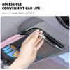 Car Visor Storage Bag, Multifunctional Car Glasses Holder, Car Driver's License Bag Card Ticket Storage Bag