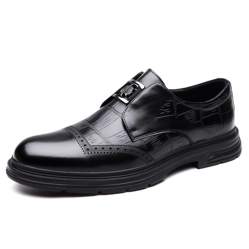 Men Shoes Leather Luxury Business Casual Shoes Men Loafers Mocassins High-quality Men Dress Shoes Spring Autumn Male Oxford