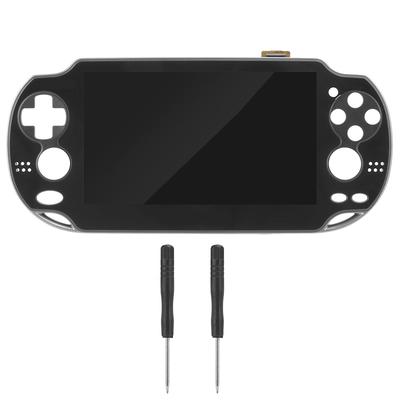 Voor PS Vita1000 LCD Vervang Scherm Digitalisering Complete Assemblage met Frame Schroevendraaierzwart Voor