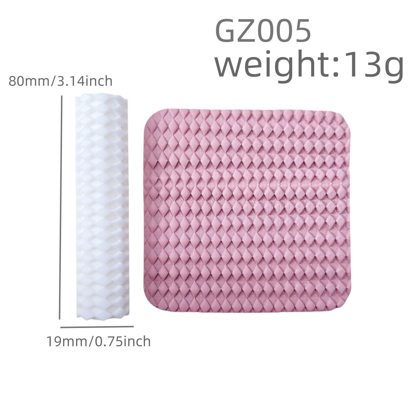 4 Pieces Soft Pottery High-precision Texture Roller Pottery Standing Production Tools