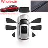 Car Black Window Privacy Sunshade For TESLA MODEL 3 2019-Present Auto Anti-UV Heat Insulation Protect Cover Interior Accessory