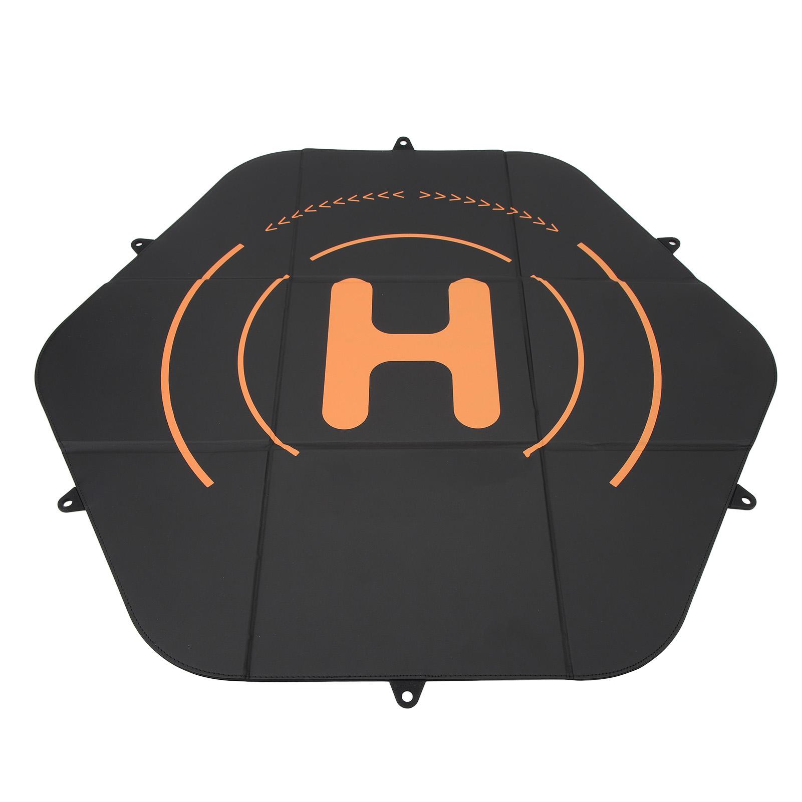 

Посадковий майданчик для дрона 80 см Шкіряний Силіконовий Двосторонній Водонепроникний Шестикутник Швидкоскладний Захисний Килимок для Посадки Дрона для Mavic 3 Pro Чорний