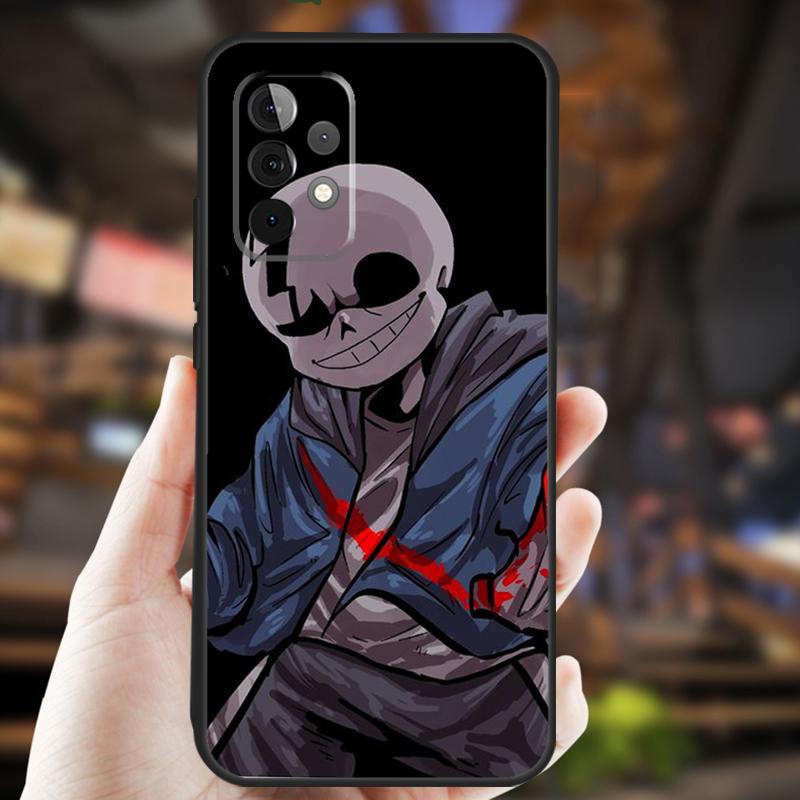 Game Undertale Sans Case For Samsung Galaxy A26 A54 A14 A36 A16 A33 A56 A15 A55 A53 A35 A22 A32 A52 A34 A05 A06