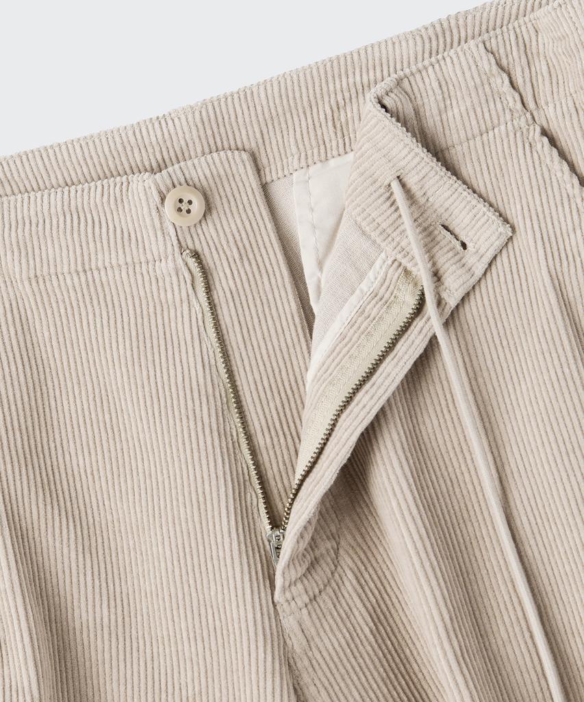 MUSINSA STANDARD Corduroy Parachute Cargo Pants [Cream]