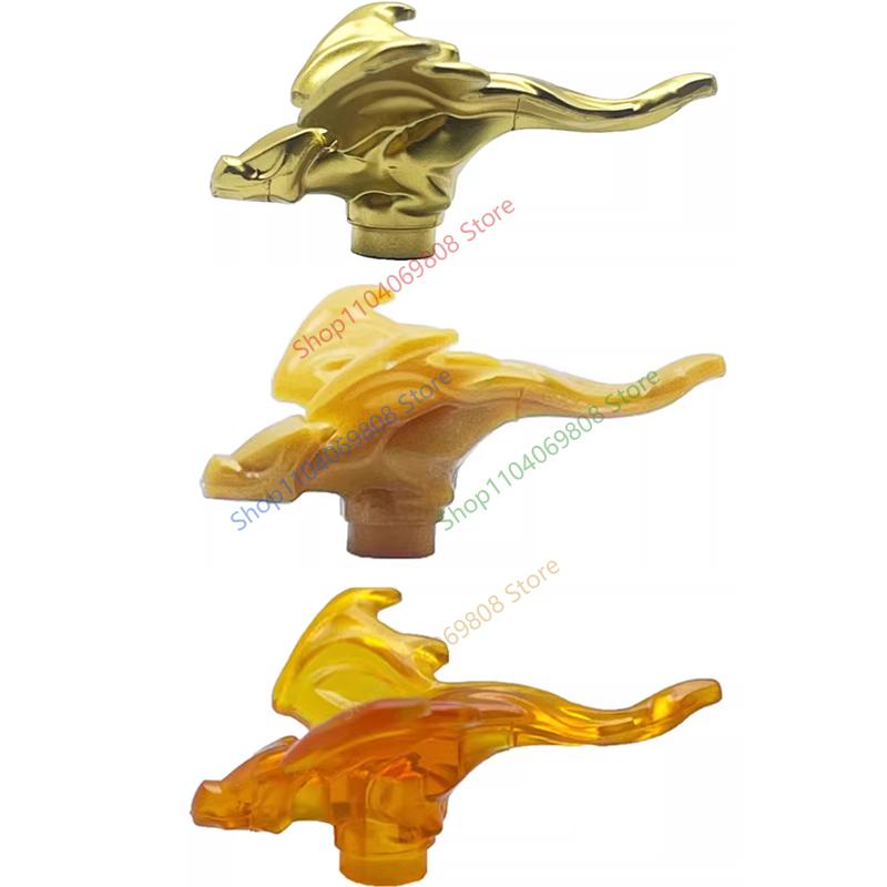 MOC Figurine Accessoires Briques de Construction Épée Fléchette Serpent Doré Bâton Armure Cape Cheveux Films Poupées Briques Compatibles Jouets N12