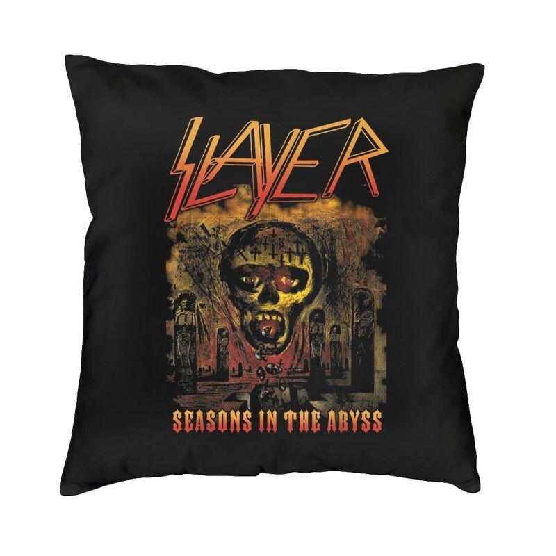 Modern Heavy Metal Rock Band Slayers Cushion Cover Velvet Pillow Case Living Room Decoration Pillowcase