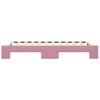 Daybed Pull out Pink 100x200 cm Velvet