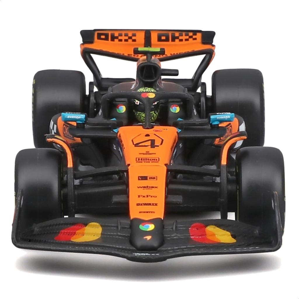Bburago 2025 Model Signature Series F1 McLaren Team MCL39 Lando Norris Australian GP Race Sports Car Miniature Diecast Car Finished Product 1/43 #4 /