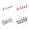 Durable Acrylic Nail Art Practice Stand Magnetic Fingernail Display Holder for False Nails