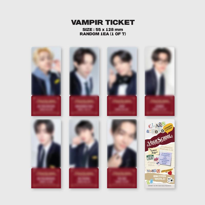 [PRE ORDER] ENHYPEN WORLD High School Coupon Card BASIC Ver.