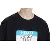 Uniqlo Cartoon Print Round Neck Short Sleeve T-Shirt Men Tops Black 427487-09