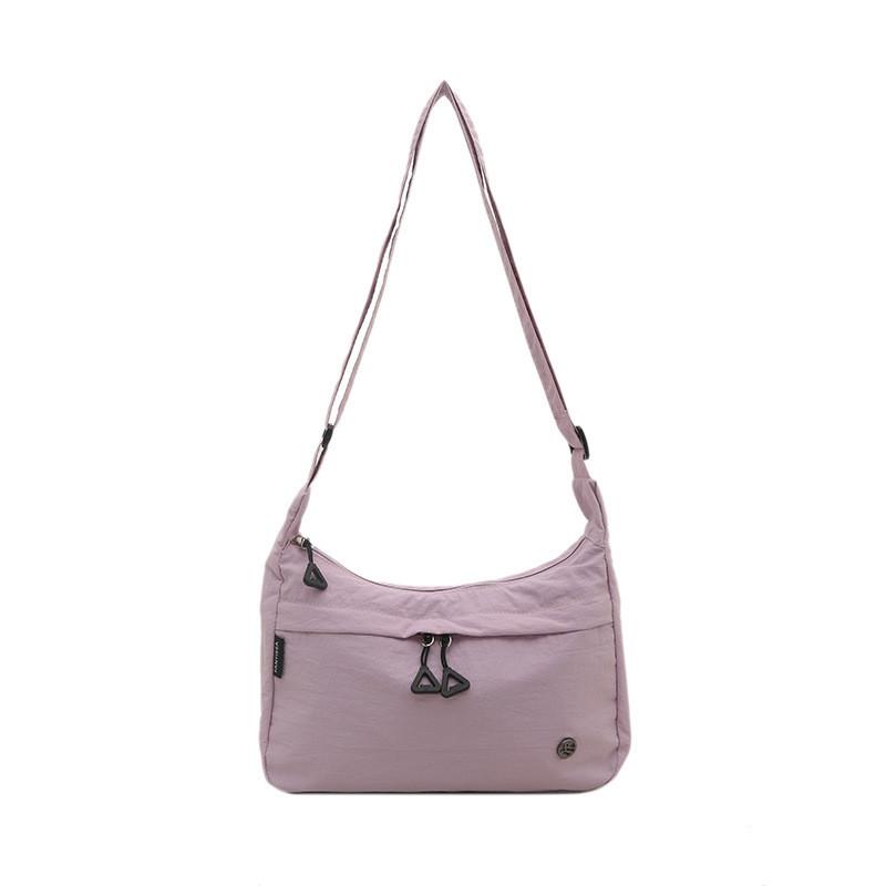 Nylon Small Square Bag Waterproof Canvas Casual Shoulder Phone Purse For Daily Use