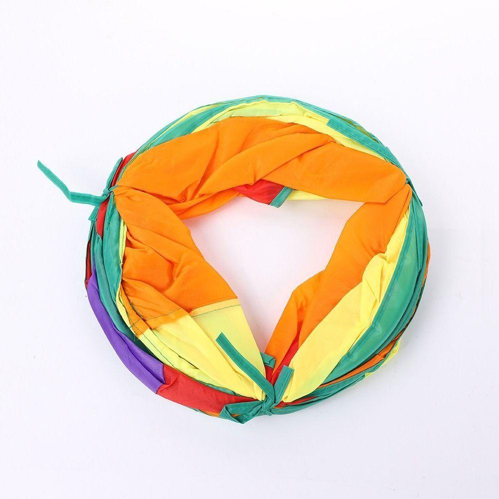 Portable Polyester+Steel Wire Cat Tunnel Tube Foldable Breathable Cat Nest Training Interactive Colorful Pet Fun Play Toy Cat