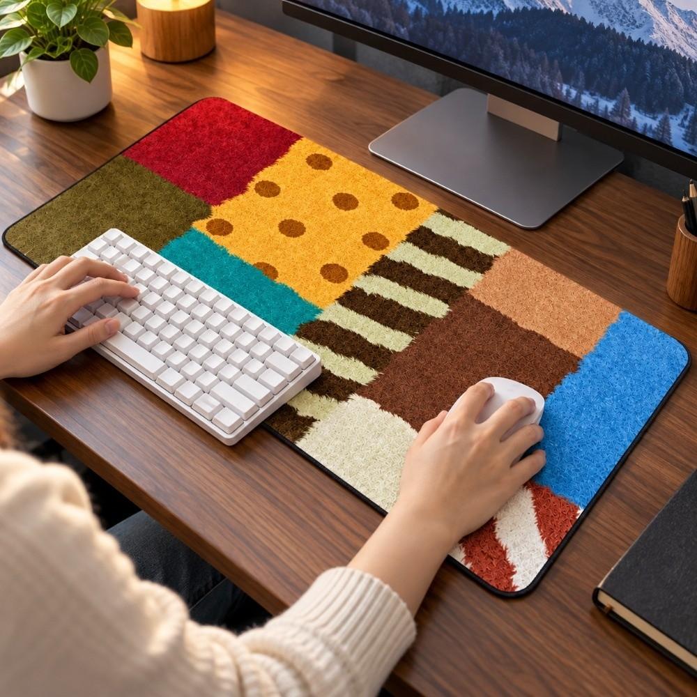 Dustproof Laptop Table Mat Non-Slip Writing Mat Practical Mouse Pad Computer Use