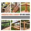 Staircase Metal Balusters 11 Pack 44''x0.5'' Aluminum Spindles w/ Screws