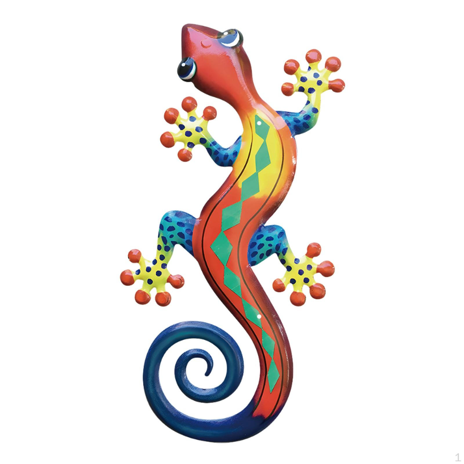 

Металлический декор Геккон для сада и дома Style C