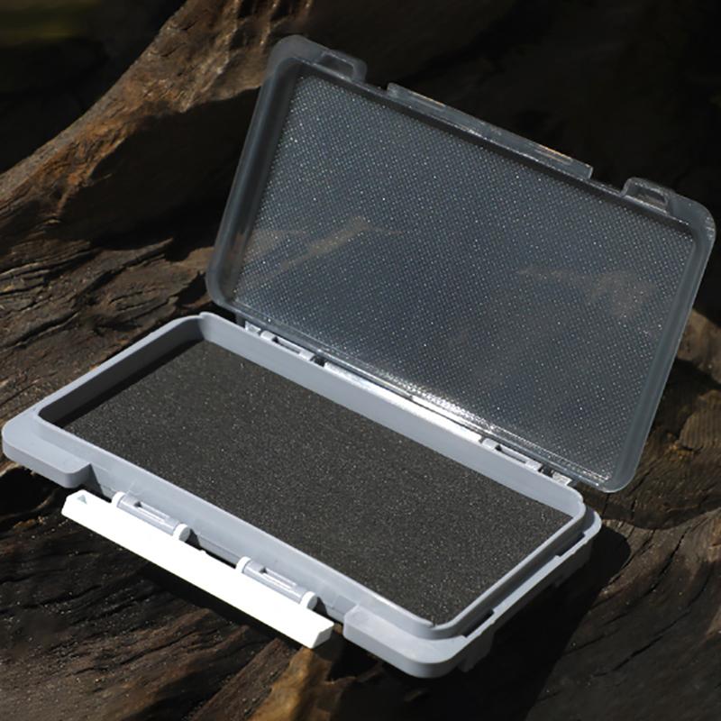 Fishing Baits Lures Storage Box Sponge Pad Tight Locking Buckle Portable Waterproof Leak-Proof Tackle Box Fishing Accessories