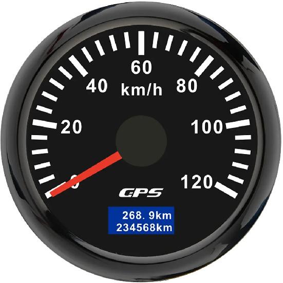 30/60/80/120/200 Km/h GPS Speedometer 52MM Car Truck Speed Gauge Meter With GPS Antenna With 7 Color Backlight 9-32V