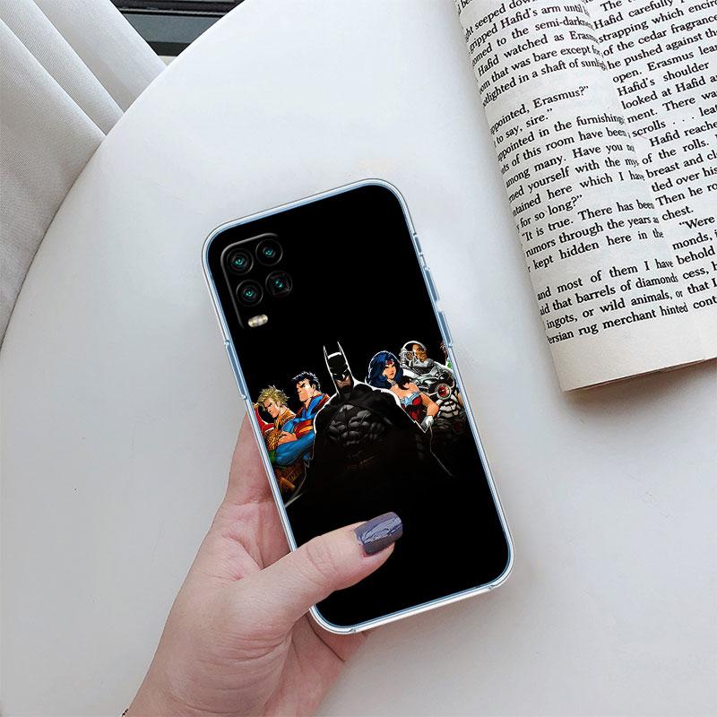 Transparente Handyhülle im Justice League-Design für Motorola Moto Edge 20, 30, 40, 50, S30, Fusion, Ultra Pro, Neo Lite