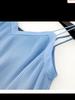 2026 French Seaside Gradient Strappy Sleeveless Beach Dress