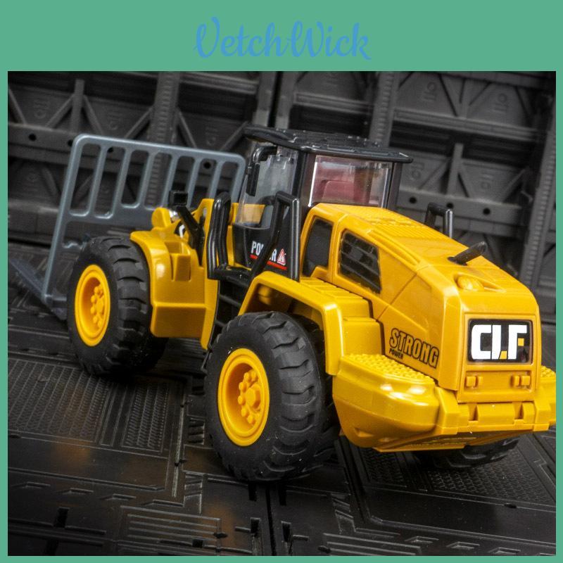 Electric Engineering Vehicle Model With Flashing Light For Kids And Enthusiasts