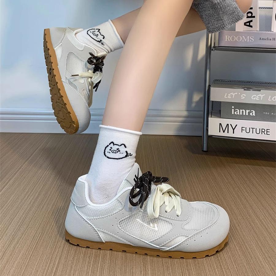 Fashion Small White Shoes Tennis Female Wedge Basket 2025 Soft Casual Sneaker Breathable Sports New Summer Leisure Soft Casual Woman Sho