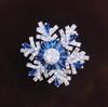 Luxurious and Auspicious Brooch High-end Women's Exquisite Rotating Snowflake Brooch Niche Design Sense Corsage Suit Accessory