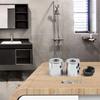 Knob Handles For SMA Thermostatic Mirror Shower Silver