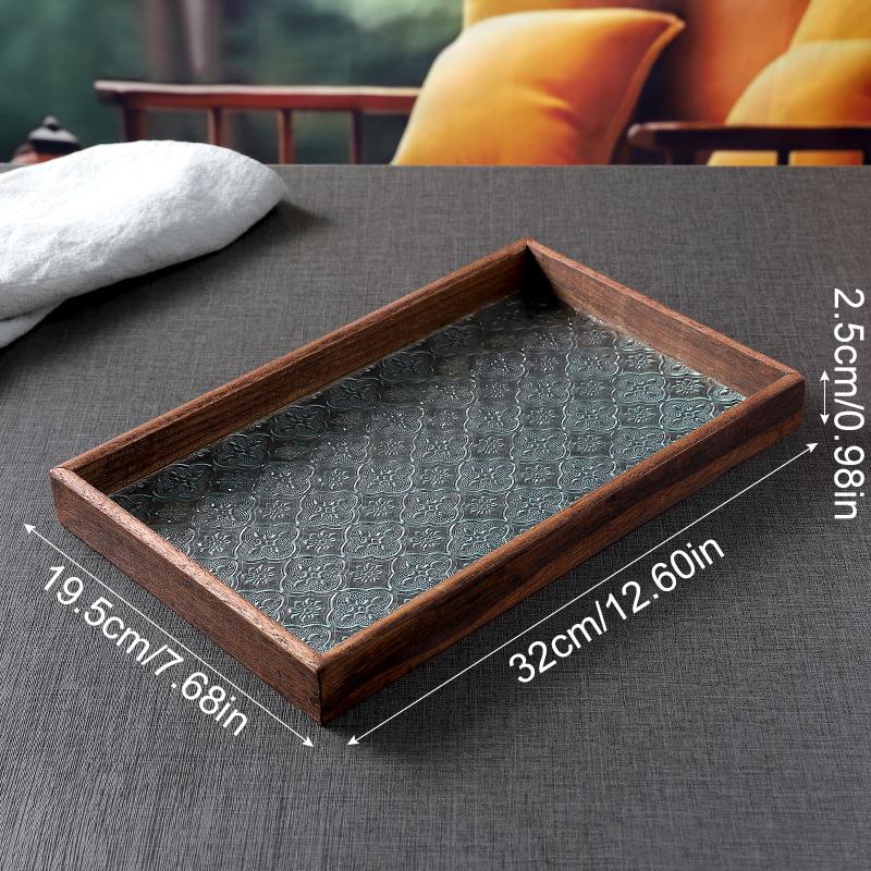 

Деревянный фруктовый перекус ванная комната кухня натуральные вечеринки ручной работы органайзер настольный лоток для хранения тиснение