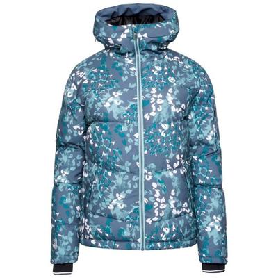 Damen/Damen Verdict Tierprint Isolierte Kapuzen-Skijacke