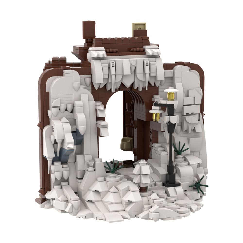 MOC Le Cronache di Narnia Armadio Blocchi da Costruzione Modello Film Fantasy Magia Armadio Mattoncini Giocattoli da Assemblaggio Regalo di Compleanno per Bambini