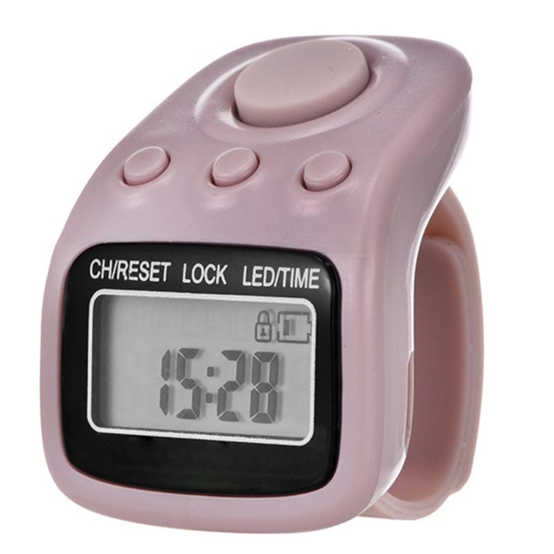 Licznik Palcowy 6 Kanałów Cyfrowy Licznik Klikacze Ręczny Przenośny Licznik Tasbih z Etui Resetowalne Klikacze