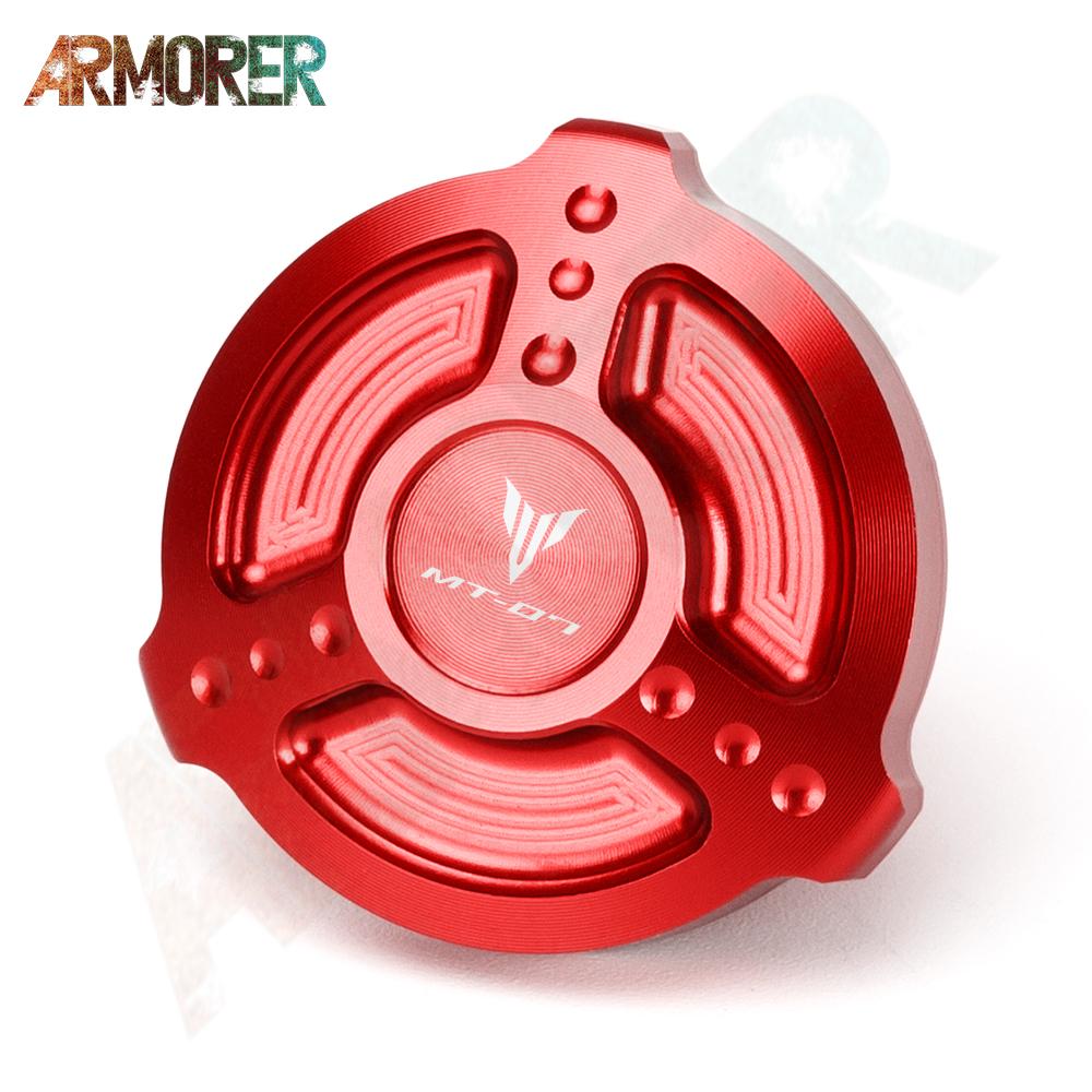 MT 07 Motorcycle Crankcase Cap Engine Oil Filler Screw Cover Plug Accessories For YAMAHA MT07 MT-07 2014 -