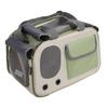 Pet Carrier Bag Brthable Foldable Oxford Cloth Steel Wire Frame Cat Travel Handbag with   Strap for Outdoor
