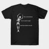 Asian Size Cotton Unisex Tshirt Print T-shirt Sassy Skeleton: "This Conversation Is Too Long" T-shirt No-Cut Print Regular Fit