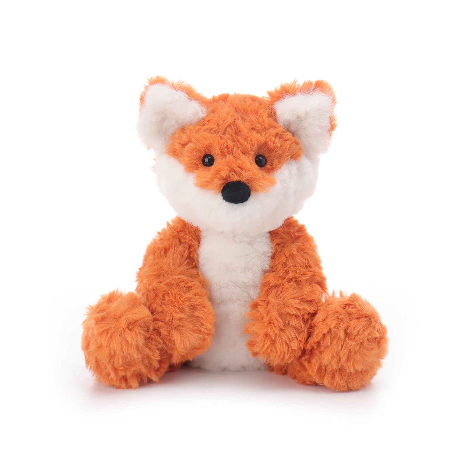 

Apricot Lamb Flower Fox Plush Soft and Fluffy Flower Fox Suitable for Boys and Girls Toy, Cute, 20cm, помаранчевий