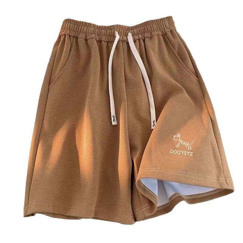 

Ретро Простые Шорты Мужские Летние Подростковые Универсальные Принтованные Свободные Повседневные Центральные Брюки One size