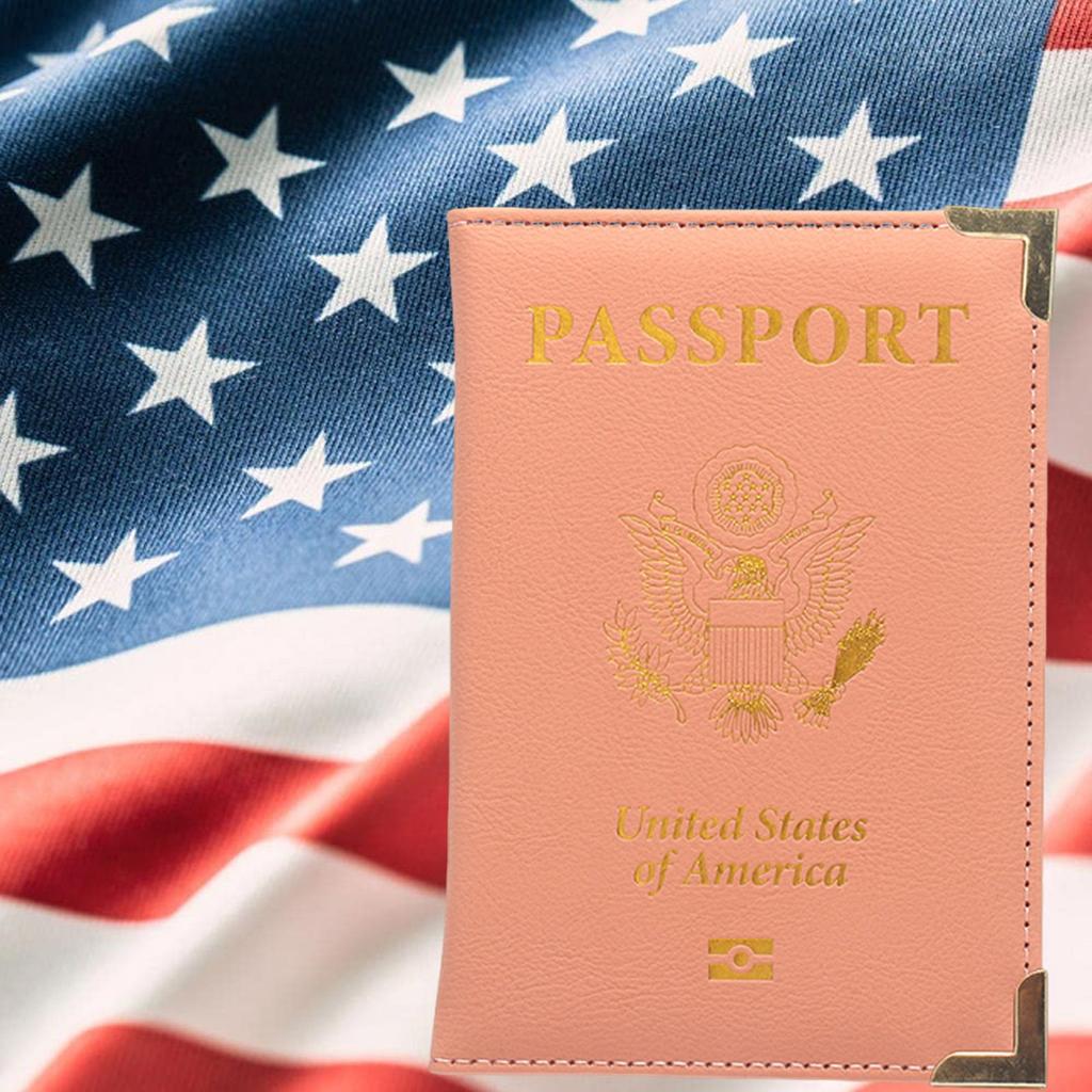 Passport And Card Holder Cover Combo, Passport Case /Wallet With Card Slot For Women And Men(AL-Purple)