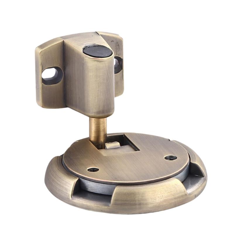 Quiet Mechanical Door Stoppers Winds Resistant Door Stoppers Heavy Type Zincs Alloys For Indoor Outdoor Use