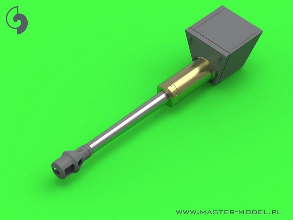 Master Model Lufa do niemieckiego StuK 40 z II Wojny Światowej z Hamulcem/Osłoną Lufy Wczesny Model StuG III Części do Modelu Plastikowego 1/72 7,5 cm L/43 (dla F) GM-72-036 (Zbiornik)