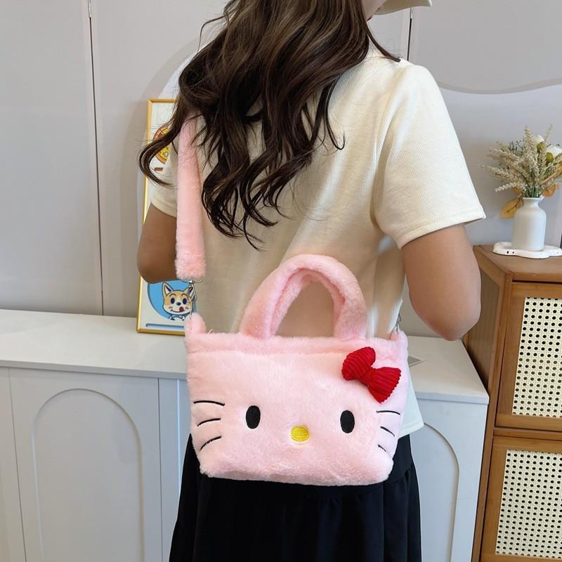 Lightweight Cozy And Plush Crossbody Bag For Kids Available In Soft Colors Cute Functional And