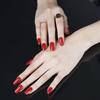 Red Gel Nail Art Sticker Semi-curing Lamp Nail Polish Nail Polish Nail Sticker Full Gel Nail Art Sticker