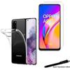 Protective Case - Toproduits® - OPPO A94 5G - Transparent - Tempered Glass - Shock and Scratch Protection