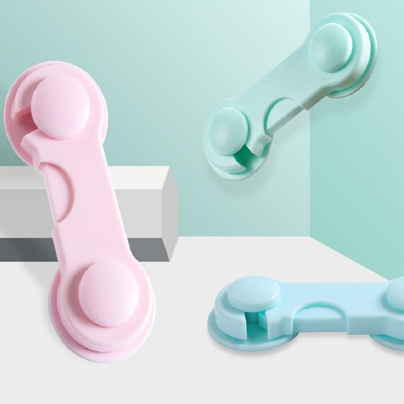 5pcs Child Safety Plastic Cabinet Lock Baby Protection From Children Safe Locks for Refrigerators Security Drawer Latches