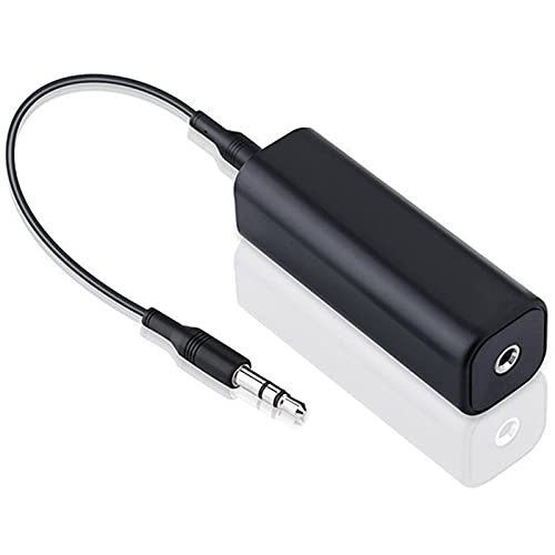 

Samcos Ізолятор Земляної Петлі Фільтр Шуму Усунення Шуму Можна використовувати з домашніми аудіосистемами та автомобільними стереосистемами Фільтр Шуму 3,5 мм Сумісний Аудіокабель